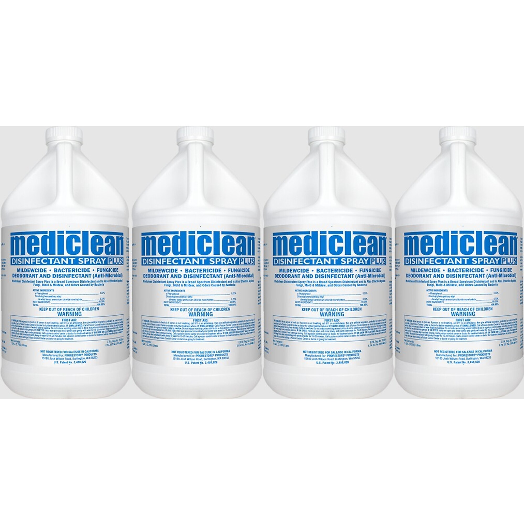 Mediclean DIsinfectant Spray Plus, 1-Gallon Bottle, Model# 221522000